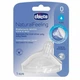 Соска силиконовая Chicco Natural Feeling 1 шт. Медленный поток 0m (81011.10) - изображение 2
