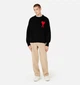 Светр No Brand de Coeur Oversize Sweater Black Red Heart XS - зображення 1