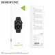 Смарт-часы Borofone BD1 (Bluetooth, 1.69 дюймов, IP67, поддержка звонков, сенсорный экран) - Серый - изображение 4