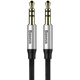 Аудио Кабель AUX Baseus - M30 Yiven (1 метр, Aux 3.5mm - Aux 3.5mm, TPE) - Черный - изображение 1