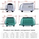 Компрессор мембранный 50 л/мин Resun LP-40 35W 220V аэратор воздушный - изображение 4