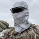 Утеплена тактична зимова балаклава ЗСУ мультикам на полярному флісі Multicam (776946679-1) Білий Камуфляж - зображення 2