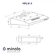 Вытяжка плоская Minola HPL 613 BL - изображение 11