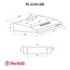 Вытяжка плоская Perfelli PL 6144 Dark BR LED - изображение 9