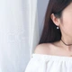 Серьги серебряные INFINI с подвесками снежинками s2-103 - изображение 4