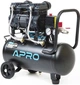 Компресор Apro 1.5 кВт 24 л двоциліндровий безмасляний тихий коаксіальний привід 240 л/хв 8 бар 2 виходи (000077128) - зображення 1
