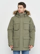 Парка мужская Jack Wolfskin Glacier Canyon Parka 1107674-4550 2XL Серая с оливковым (4064993495478) - изображение 1