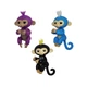 Интерактивная обезьянка на палец Fingerlings, Серый (Арт. 5001-3) - изображение 9