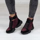 Ботинки женские зимние с мехом маломерные Woman's heel бордовые из непромокаемой плащевки 38 (О-917) - изображение 7