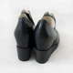 Массивные кожаные ботильоны на танкетке Woman's heel черные 36 (О-672) - изображение 6