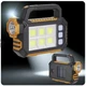Фонарь ручной на солнечной батарее павербан usb выход LED лампа на акк Solar multilight Hs-8029-7-a - изображение 5