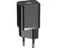 Мережевий зарядний пристрій Baseus Super Si Quick Charger 1C 20W EU Black (CCSUP-B01) - изображение 1