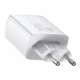 Зарядний пристрій Baseus Compact Quick Charger 2U+C 30 W EU Білий (CCXJ-E02) - зображення 2