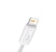 Кабель Baseus Dynamic Series Fast Charging Data Cable USB to iP 2.4A 1m White - изображение 2