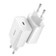 Мережевий зарядний пристрій Baseus Speed Mini Quick Charger 1C 20W EU White (CCFS-SN02) - изображение 4