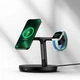 Бездротовий зарядний пристрій Baseus Swan 3-in-1 Wireless Magnetic Charging Bracket 20W Black Universal version (WXTE000101) - зображення 5