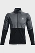 Чоловіча сіра спортивна кофта UA PIQUE TRACK JACKET Under Armour L 1366202-012 - изображение 5