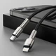 Кабель Baseus Cafule Series Metal Data Cable Type-C to iP PD 20W 2 м Black (CATLJK-B01) - изображение 9