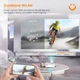 Мультимедійний домашній проектор Yaber V5 HD LED 7000 Лм Wi-Fi Bluetooth - зображення 7