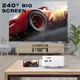 Портативный домашний проектор Topvision T21 HD LED 7000 Лм 240 дюймов g5 - изображение 5