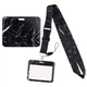 Офисный бейдж на шею Chansin Black Marble Горизонтальный (57350800) - изображение 1