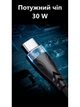 Зарядний кабель Foxconn Fast Speed ​​Lightning 30w 1m | Кабель для iPhone, iPod, iPad | 1м - зображення 3