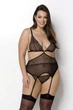 Эротический корсет Passion AMBERLY CORSET Черный 4XL/5XL - изображение 1