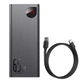 Power Bank Baseus Adaman Metal Digital Display Quick Charge 65W на 20000mAh (PPIMDA-D01) Black - зображення 14
