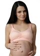 Топ для беременных и кормления с baby клипсами Rita HN Розовая полоска S 8855 - изображение 1