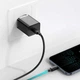 Мережевий зарядний пристрій Baseus 20W Super Si QC PD3.0 Type-C 3A + Кабель 2.4A Type-C to Lightning 1м Black (TZCCSUP-B01) - зображення 2