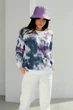 Женский свитшот ONIOS Colorful Madness Тай-дай Синий M 2335 - изображение 5