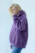 Женский теплый худи ONIOS Modern Hoodie Oversize Темно-Лиловый M-XL 2408 - изображение 10