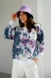 Женский свитшот ONIOS Colorful Madness Тай-дай Синий M 2335 - изображение 6