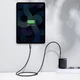 Сетевое зарядное устройство на 30 Вт BASEUS Compact Quick Charger (2USB/1Type-C, QC/PD, 30W, 3A). Black - изображение 7