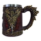 Кружка Викинг Воин 3D Феникс Красный 550ml - изображение 1