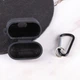 Силиконовый футляр с микрофиброй для наушников Airpods 1/2 Черный / Black - изображение 5
