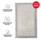 Широкополосная 3G/4G MIMO антена панельного типа MEGA v2 (1700-2700 МГц) с усилением 18 дБ - изображение 1