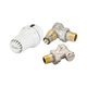 Термокомплект для радиатора DANFOSS RAE+RA-N+RLV-S угловой 1/2" с преднастройкой с боковым подключением 013G5173 - изображение 2