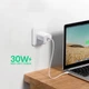 Зарядний пристрій (зарядка) для телефону UGREEN CD127 Type-C + кабель Type-C 30 W Білий - зображення 4