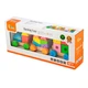 Деревянный поезд Viga Toys Яркие кубики (50534) - изображение 2