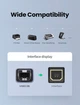 Переходник UGREEN US382 USB C на USB B Printer Adapter для принтера, жесткого диска, док станции, факса Grey (20120) - изображение 4