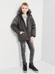 Детская зимняя куртка для мальчика Minoti 11COAT 22 37385JNR 98-104 см Темно-серая (5059030941222) - изображение 3