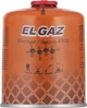 Балон-картридж газовий EL GAZ ELG-400, бутан 450 г, для газових пальників, з двошаровим клапаном, одноразовий (104ELG-400) - изображение 1