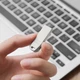 Флеш накопитель Hoco 64Gb UD4 (USB 2.0, повышенная скорость, компактная флешка) - Металлик - изображение 2