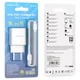 Адаптер сетевой BOROFONE Micro USB Cable Powerway dual port charger set BA53A |2USB, 2.1A| белый - изображение 4