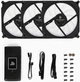 Корпусный вентилятор Tronsmart TF12 RGB LED PWM 120mm Fan - 3 Pack With Controller - изображение 3