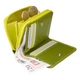 Кожаный женский кошелек Visconti RB53 Hawaii c RFID (Lime Multi) - изображение 4