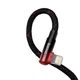 Кабель Baseus MVP 2 Elbow-shaped Fast Charging Data Cable Type-C to iP 20W 2 м Black/Red (CAVP000320) - изображение 4