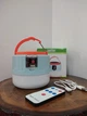 Акумуляторна LED лампа ліхтар c сонячною панеллю, Power Bank та пультом (кемпінгова, похідна), T-05 - зображення 2