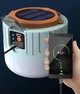 Акумуляторна LED лампа ліхтар c сонячною панеллю, Power Bank та пультом (кемпінгова, похідна), T-05 - зображення 7